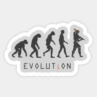 EVOLUT i ON Sticker